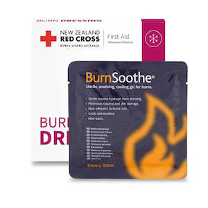 First Aid: Red Cross Burn Dressings 10cm X 10cm Boxed