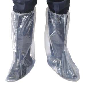 Disposable Clothing: Clear 60um PE Overboot