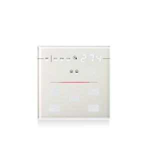 Eelectron KNX Capacitive Thermostat White (Residential) Direct Control