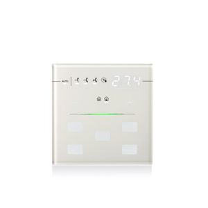 Eelectron KNX Capacitive Thermostat White (Hotel) Direct Control