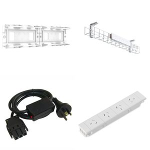 Products: Fixed Height Desk – Simple Cable Management Package