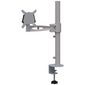 Kardo Single Monitor Arm – Silver – Black – White