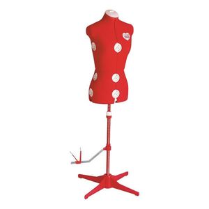 Singer Sewing Machines: SINGER Adjustable Dress Form Mannequin SMALL (Red)