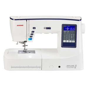Quilting Machines: Janome Skyline S5 Sewing Machine Anniversary Edition - Ex-Demo Model