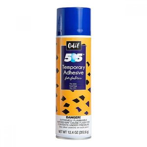 Embroidery Accessories: Odif 505 Temporary Glue Adhesive 500mL (Large Can)