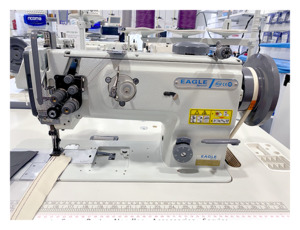 Walking Foot Sewing Machines: Twin Needle Walking Foot Sewing Machine. EA1560