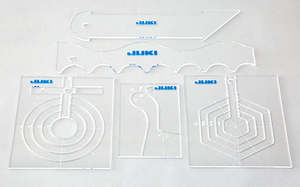 Jukitl Accessories: Juki Ruler Work Set. 402-09956