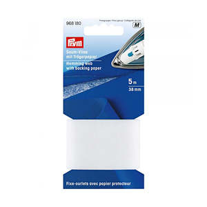 Prym Hemming Web with Backing Paper - 38mm White