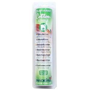 Embroidery Machines 1: Madeira Cotton Stable, Iron on, Tear Away