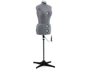 Black Friday Collection: SINGER Adjustable Dress Form Mannequin - LARGE (Grey)