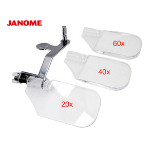 Janome Mc9000: Janome Optic Magnifier for MemoryCraft and Skyline Series - Set of 3. 202 130 002