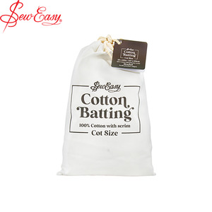 Fabrics: 100% Bleached Cotton Batting with Scrim - Pre Cut