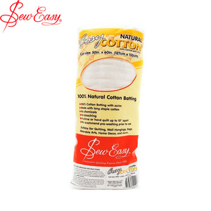 CosyCotton 100% Natural Cotton Batting - Cot Size 50x60"