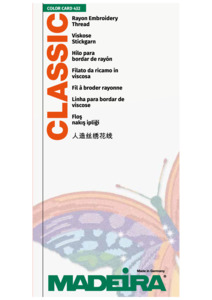 Madeira Classic (Rayon Thread) Physical Colour Card