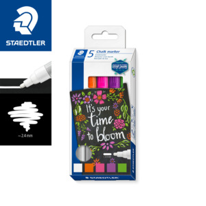 Bag Making Equipment Accessories: Staedtler Lumocolor Liquid Chalk Marker 5 Colour Set