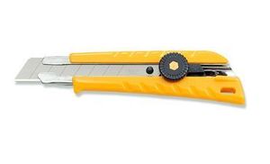 Quilting: OLFA 18mm Heavy-Duty Utility Knife L-1 – Snap-Off Blade Cutter for Fabric, Leather & More