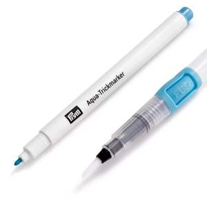 Chalks Markers Pens Pencils: Prym Water-Erasable Aqua Trick Marker with Water Pen for Sewing & Quilting