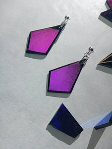 Products: Geo Wing Earrings - Dirt Child Design