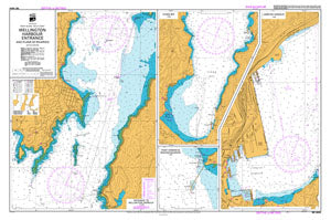LINZ NZ4634 Wellington Harbour Entrance Chart