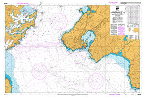 Books: LINZ NZ463 Approaches to Wellington Paper Chart