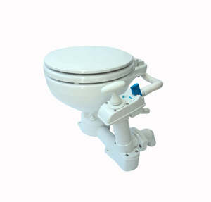Ocean Tech Manual Marine Toilet – Porcelain Bowl