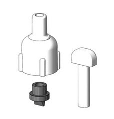 Toilets And Holding Tanks: TruDesign Vented Loop Spare Parts Kit – Duckbill Valve, Cap & Cleaning Pin