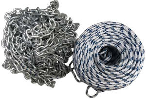 Anchor Winch: Drum Winch Rope and Chain Pack 6mm