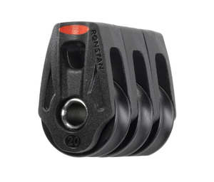 Ronstan RF25309 Triple Lashing Block 20mm – Ball Bearing Pulley