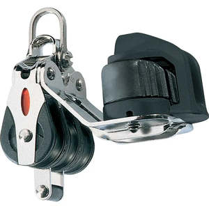 Ronstan RF20332 Triple Block with Becket & Cam Cleat 20mm – Series 20 Ball Bearing