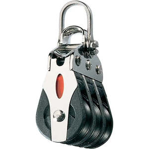 Ronstan 20mm Ball Bearing Pulleys: Ronstan RF20302 Triple Ball Bearing Pulley 20mm – Series 20 Block