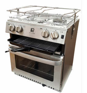 MaXtek Oven, with 2 burner & Grill with gimbal and pot holders