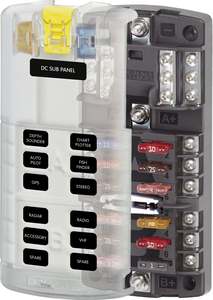 Circuit Protection: Blue Sea ST Blade Split Bus Fuse Block 5032