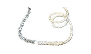 Anchor Rope Chain Pack - Nylon 8-plait spliced to Short link chain