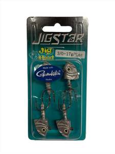 Jigstar Soft Bait Jig Head 3/0 - 4 Pack