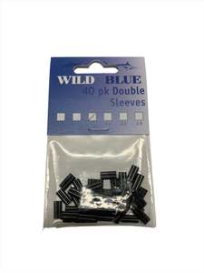 Fishing Accessories: Wild Blue Copper Double Sleeve Crimps