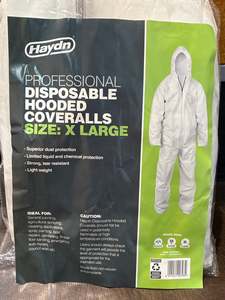 International Paint: Haydn Disposable Hooded Coveralls Paint and Dust Protection Suit