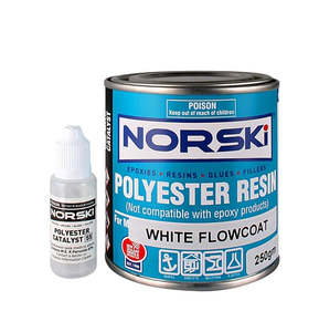 Norski Polyester Flowcoat – Gelcoat Finish (White)