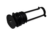 Bungs: Tenob Black Drain Plug - Medium