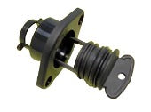 Tenob Black Drain Plug & Base - Medium