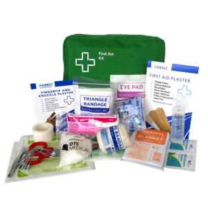 Premium Vehicle / Lone Worker Industrial First Aid Work Place Kit Soft Pack - DTS Medical