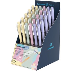 Fountain Pens: Schneider Fountain Pen Ceod Colour Display 30 pieces