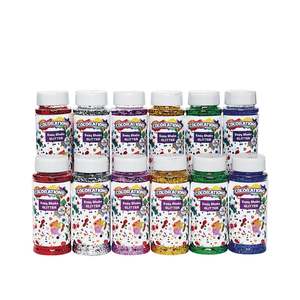 Glitter: Colorations Easy Shake Glitter - Set of 12 (Gems, Rhinestones, Sequins, Glitter)