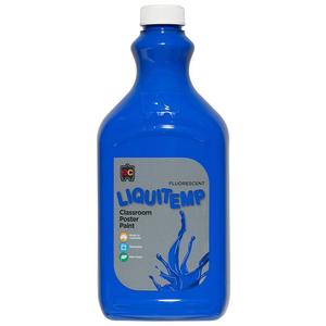 Liquitemp Fluorescent Classroom Poster Paint 2 Litres - Blue