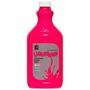 Liquitemp Fluorescent Classroom Poster Paint 2 Litres - Pink