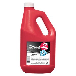 Chroma C2 Student Paint 2 Litres - Cool Red