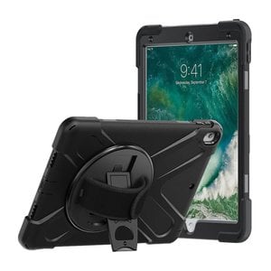 Strike Apple iPad Pro 10.5" Rugged Case with Hand Strap & Lanyard Shoulder Strap