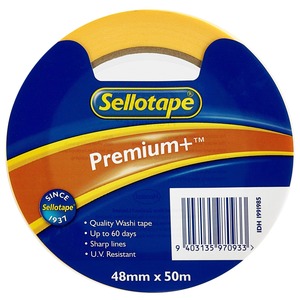 Sellotape Premium+ Washi Masking Tape 48mm x 50m