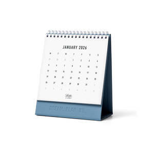 2026 Letts of London Conscious Desk Calendar, 150mm x 180mm, Ocean