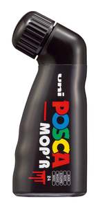 Uni Posca MOP'R Paint Marker PCM-22, Black, 3.0mm-19.0mm