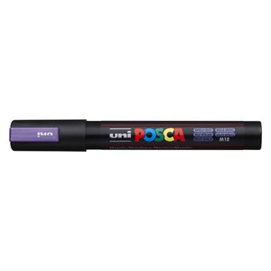 Posca: Uni Posca Paint Marker PC-8K, Metallic Violet, Chisel Tip 8.0mm